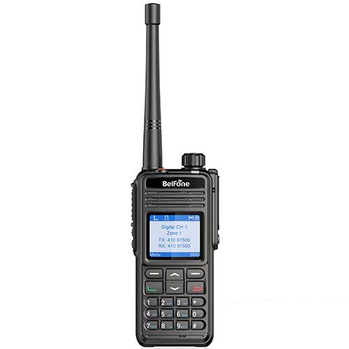 Belfone DMR Radio - Frequency Range:137-174Mhz,400-480Mhzoutput Power: 5WSFR(Single Frequency Repeater)Full Dulplexip68mit-STD-810Gcertification: CE, FCC (TD930)