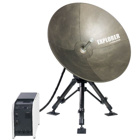 Cobham EXPLORER 3075GX 0.75 Meter Fly-Away Manual-Deploy VSAT System (407164A-00550)
