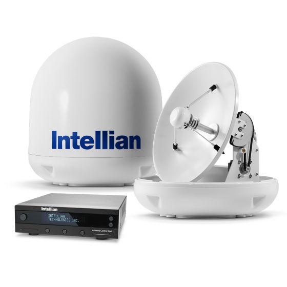 Intellian i4 US Marine Satellite TV System with 45cm (17.7 inch) Reflector & All-Americas LNB (B4-409AA)