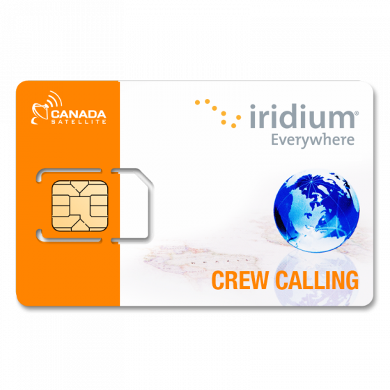 Iridium Crew Calling Post Paid SIM Card