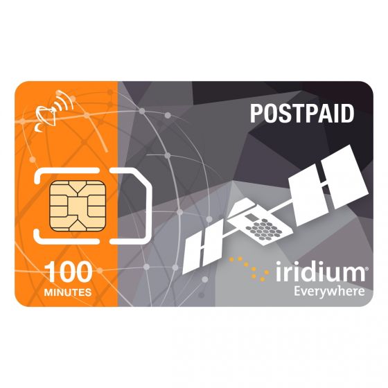 Iridium Standard Monthly Plan w/ 100 Minutes and 100 Text Messages (No Contract, 6 Month Minimum Term)