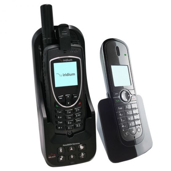 Iridium 9575 Extreme Satellite Phone + Beam PotsDOCK Extreme Docking Station Bundle + Free Shipping!!!