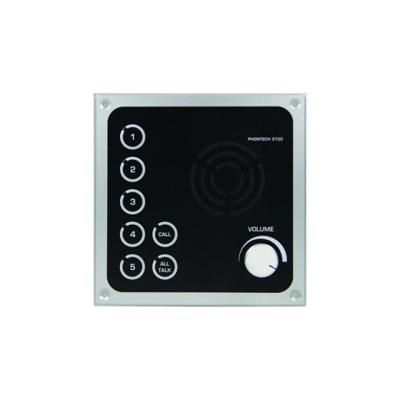 ZENITEL 3100 CIS Master Station, 5 Lines, Console Mounted, 24V DC (4000016771)