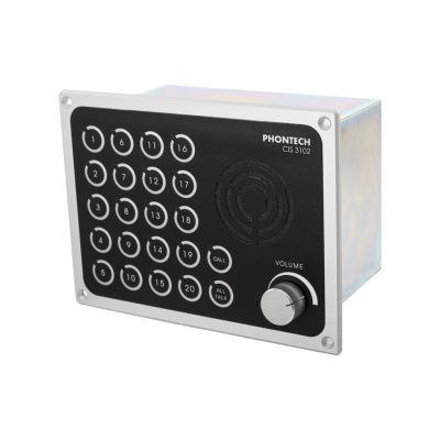 ZENITEL 3102 CIS Master Station, 20 Lines, Console Mounted, 24V DC (4000016785)